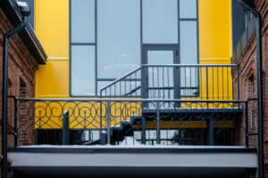 Mise en place garde-corps