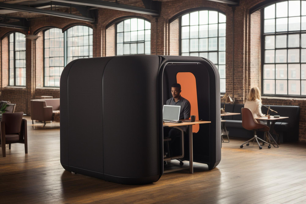 cabine acoustique au bureau