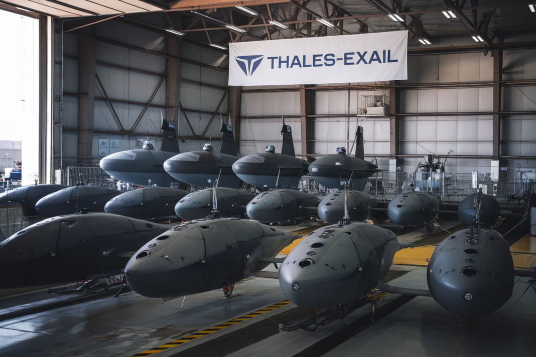 3,9 milliards d'euros, 1 cible Exail Technologies, drones marins renforcés, ce que Thales prépare en défense SLAMF: 16 drones sous-marins pour la Marine nationale, avec options: Le rapprochement Thales-Exail s'inscrit dans un cadre opérationnel déjà concret. Lors du salon Euronaval, la DGA, Exail et Thales ont signé un accord pour fournir seize drones sous-marins autonomes, d - illustration