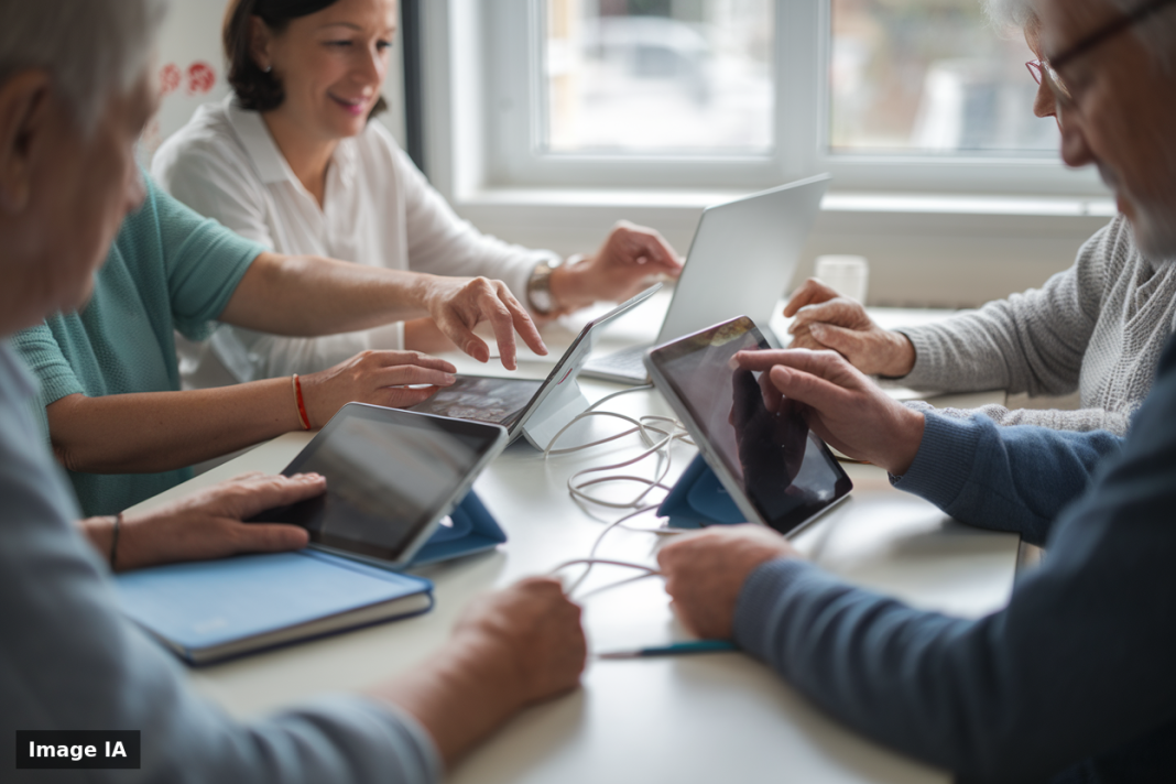 À Brest, des ateliers au Guelmeur apprennent tablette et informatique aux débutants À Brest, des ateliers au Guelmeur apprennent tablette et informatique aux débutants